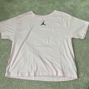 Girls Air Jordan Cropped Tee
